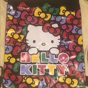 BNWT Hello Kitty drawstring backpack